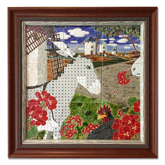 伊藤若冲 鳥獣花木図屏風 桝目画風シリーズ作品  ESCAPE VII